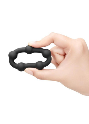 B-Vibe Snug Ring Orbit Nubby Silicone Cock Ring