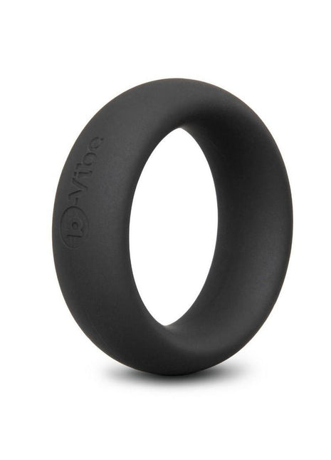 B-Vibe Snug Ring Silicone Cock Ring - Black - 40mm
