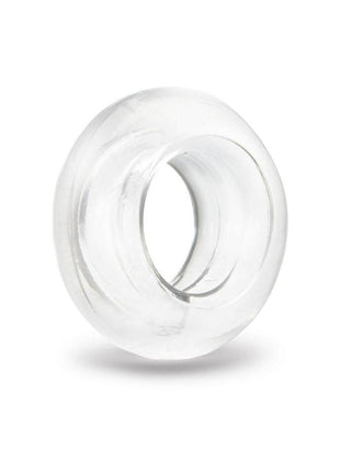 B-Vibe Stretch Tech Choke Cock Ring - Clear