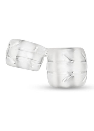 B-Vibe Stretch Tech Double Barrel Ultra Stretchy Cock Ring and Ball Stretcher