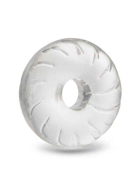 B-Vibe Stretch Tech Drive Ultra Stretchy Cock Ring - Clear
