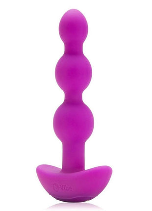 B-Vibe Triplet Anal Beads Rechargeable Silicone Beads with Remote Control - Fuchsia/Pink