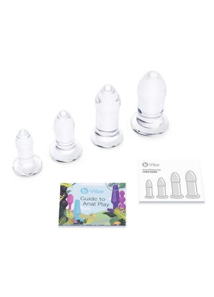 B-Vibes Anal Dilators Glass Plug