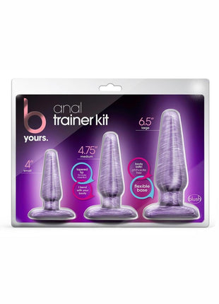 B Yours Anal Trainer Kit - Purple Swirl - Purple