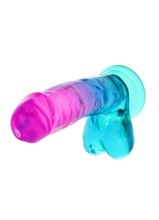 B Yours Candy Colored Dildo - Blue/Pink