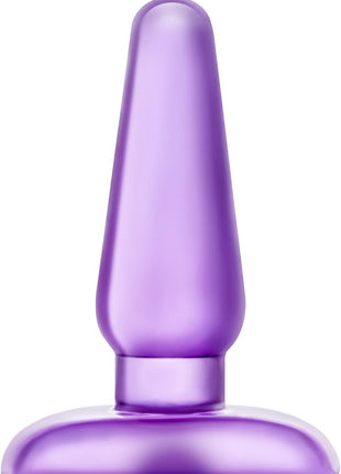 B Yours Eclipse Pleaser Butt Plug - Purple - Medium