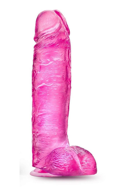 B Yours Plus Big N' Bulky Realistic Dildo with Suction Cup - Pink