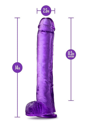 B Yours Plus Hefty N' Hung Realistic Dildo with Suction Cup