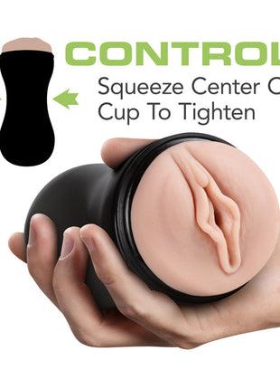 Soft & Wet Self Lubricating Masturbator Cup Ridge