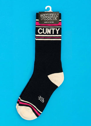 Cunty Gym Crew Socks