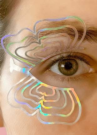 Lumi Butterfly Wings Holographic Face Sticker