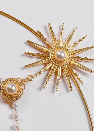 Halo Crown Mary Goddess Headband & Earrings