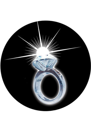 Bachelorette Party Light Up Diamond Ring - 5 Per Pack