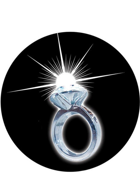 Bachelorette Party Light Up Diamond Ring - 5 Per Pack