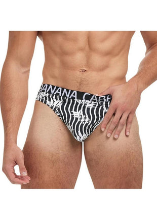 Banana Cabana Bikini - Black/White - Medium/Small