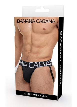 Banana Cabana Jock - Black - Large/XLarge