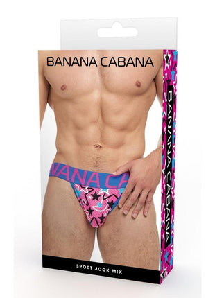 Banana Cabana Jock - Purple - Large/Medium