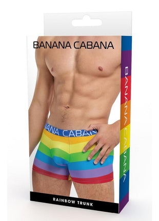 Banana Cabana Trunks - Multicolor/Rainbow - Large/XLarge
