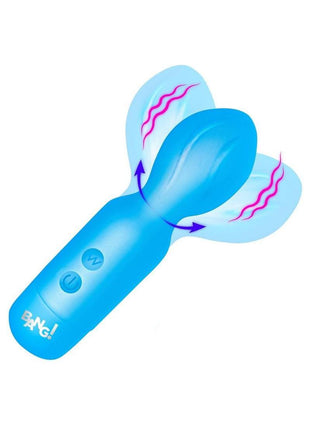 Bang! 18x Vibrating Silicone Mini Wand - Blue