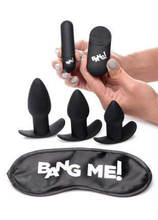 Bang! Backdoor Adventure Rechargeable Silicone Butt Plug Kit