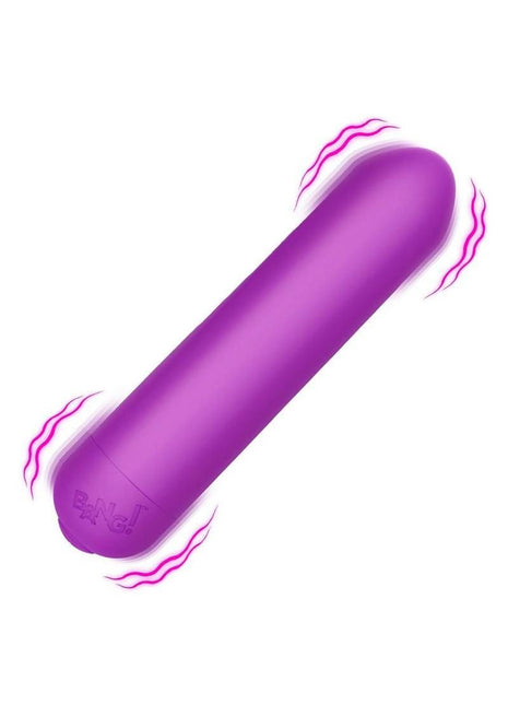Bang Bullet Rechargeable Silicone Vibrator - Purple