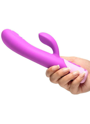 Bang! Clit Tapping Pulsing Rechargeable Silicone Rabbit Vibrator