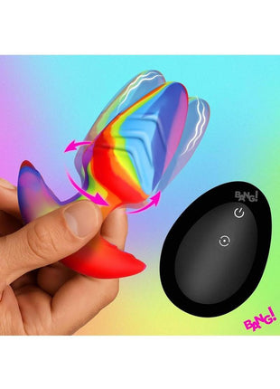 Bang Rotating and Vibrating Rechargeable Silicone Butt Plug