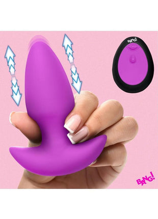 Bang! Thrusting and Vibrating Rechargeable Silicone Butt Plug