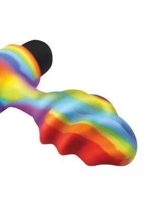 Bang Vibrating Rainbow Butt Plug Silicone Rechargeable