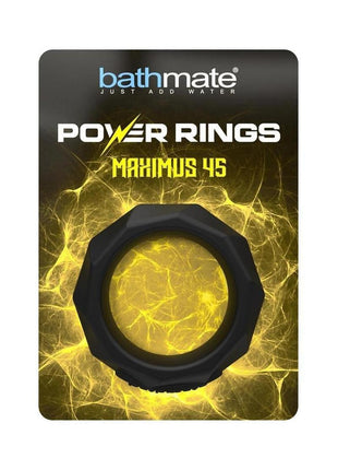 Bathmate Power Ring Maximus 45 Silicone Cockring - Black