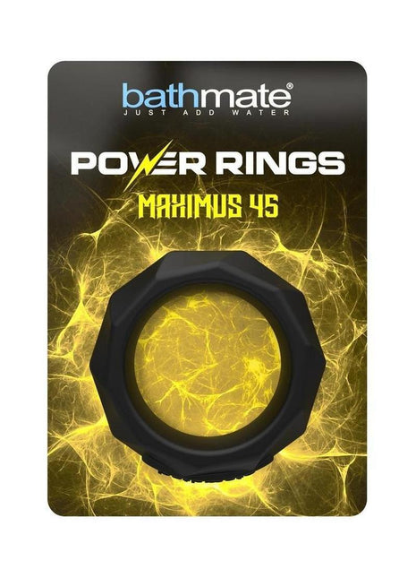 Bathmate Power Ring Maximus 45 Silicone Cockring - Black