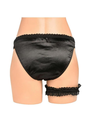 Bedroom Bliss Jolie Strap-On Panty Harness and Garter