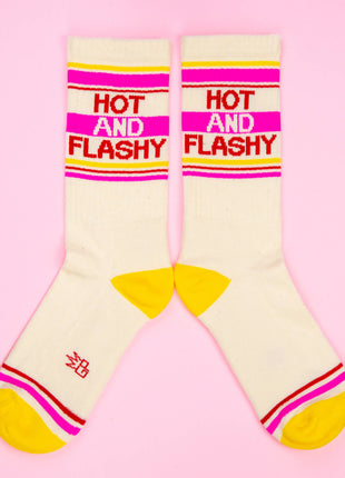 Hot and Flashy Gym Crew Socks