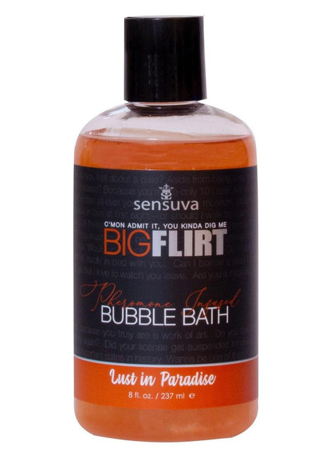 Big Flirt Pheromone Bubble Bath 8oz - Lust In Paradise
