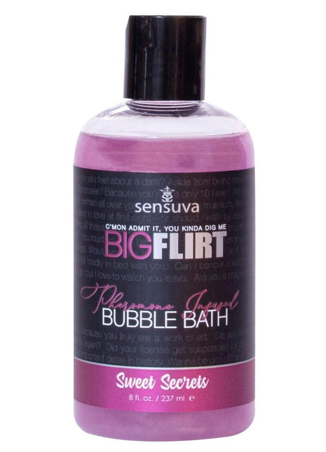 Big Flirt Pheromone Bubble Bath 8oz - Sweet Secrets