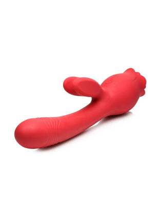Bloomgasm Blooming Bunny Sucking and Thrusting Silicone Rechargeable Rabbit Vibrator