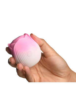 Bloomgasm Pulsing Petals Throbbing Silicone Rechargeable Rose Stimulator