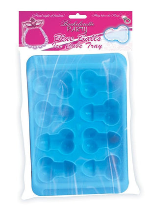 Blue Balls Penis Ice Tray - Blue - 2 Per Pack