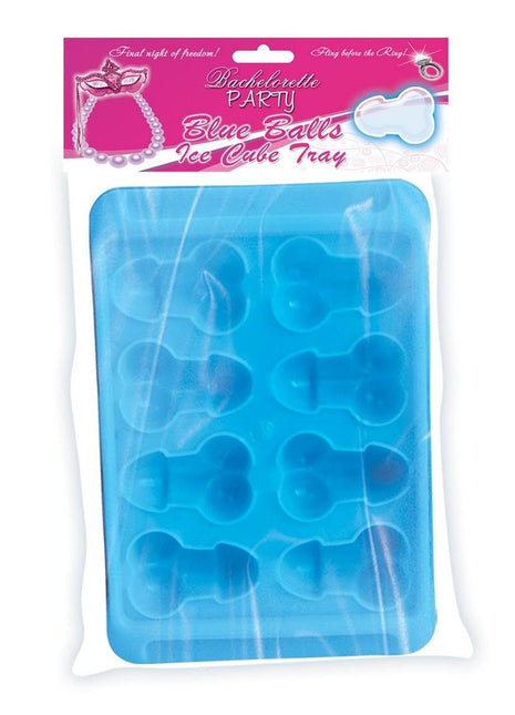 Blue Balls Penis Ice Tray - Blue - 2 Per Pack