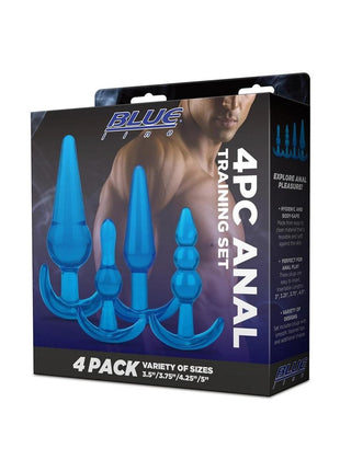 Blue Line Anal Training - Blue - 4 Piece/Set
