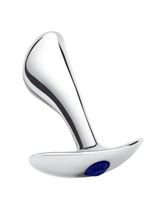 Blue Line Bling Prostate Massager Plug 2.5in - Stainless