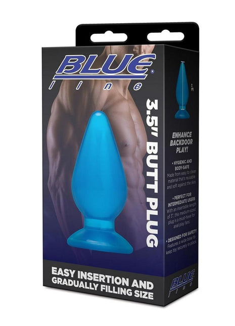 Blue Line Butt Plug - Blue