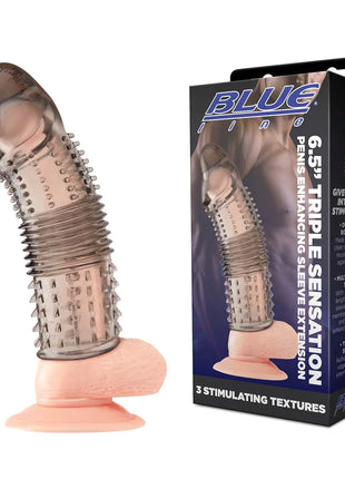 6.5" Triple Sensation Penis Enhancing Sleeve Extension