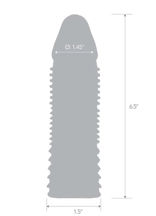 6.5" Triple Sensation Penis Enhancing Sleeve Extension