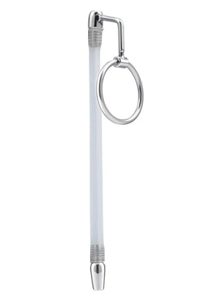 Blue Line Stainless Steel Cock Ring Catheter Urethral Plug