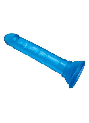 Blue Line Suction Cup Anal Dildo