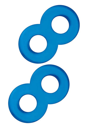 2-Pack Duo Cock And Ball Stamina Enhancement Ring