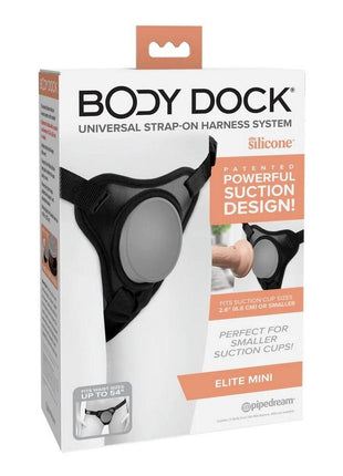 Body Dock Elite Mini Strap-On - Black/Gray/Grey