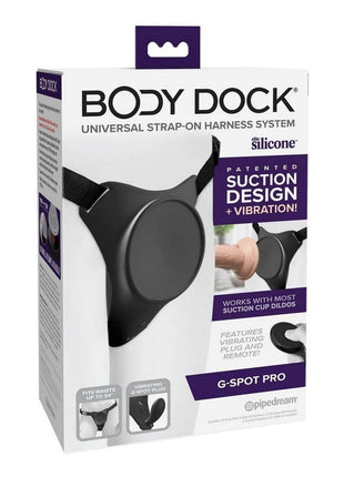Body Dock G-Spot Pro Strap-On - Black
