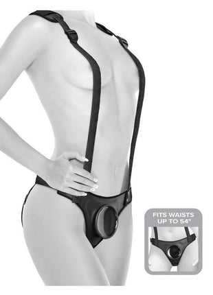 Body Dock Strap-On Suspenders - Black